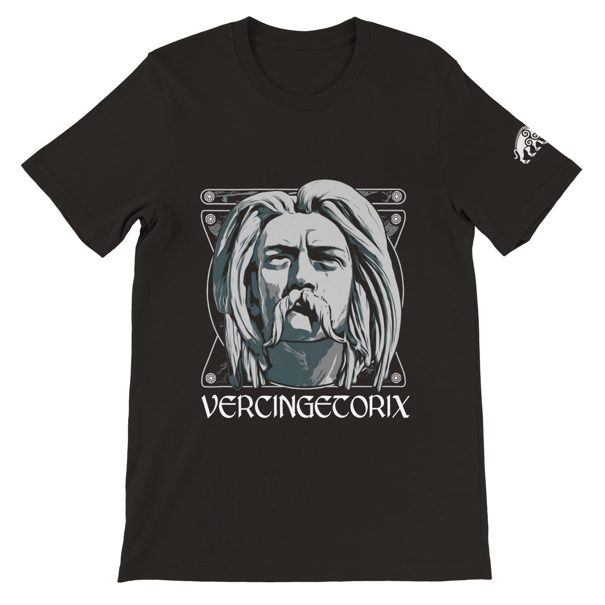 T-shirt Gaulois Vercingetorix Millet couleur noir